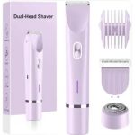 2 in 1 Electric Girl Lady Shaver, Dual Head